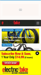 Mobile Screenshot of electricbikeaction.com